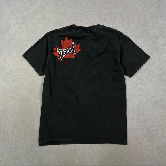 Tapout Black T-Shirt with Red Logo - Picture 2 of 3